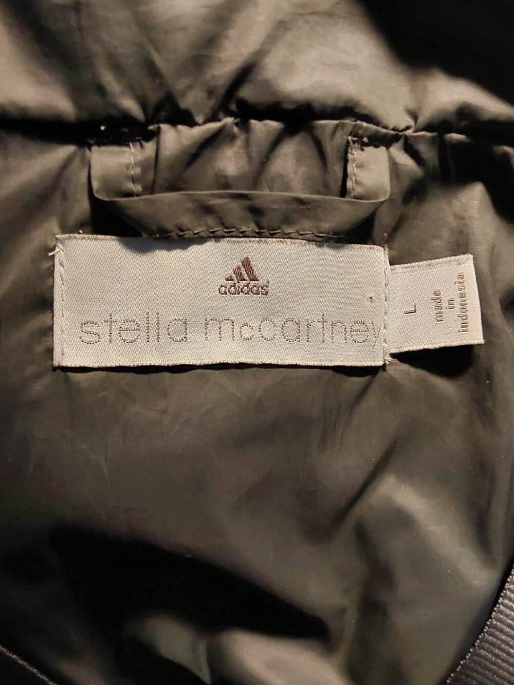 Adidas x Stella McCartney Lightweight Puffer Vest Gilet Green Utility/Luxury - L - Picture 10 of 13